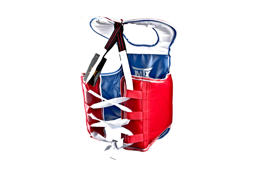 WTF/KTA Approved Protector Blue one + Red one MOOTO TaeKwonDo Chest Guard Set 