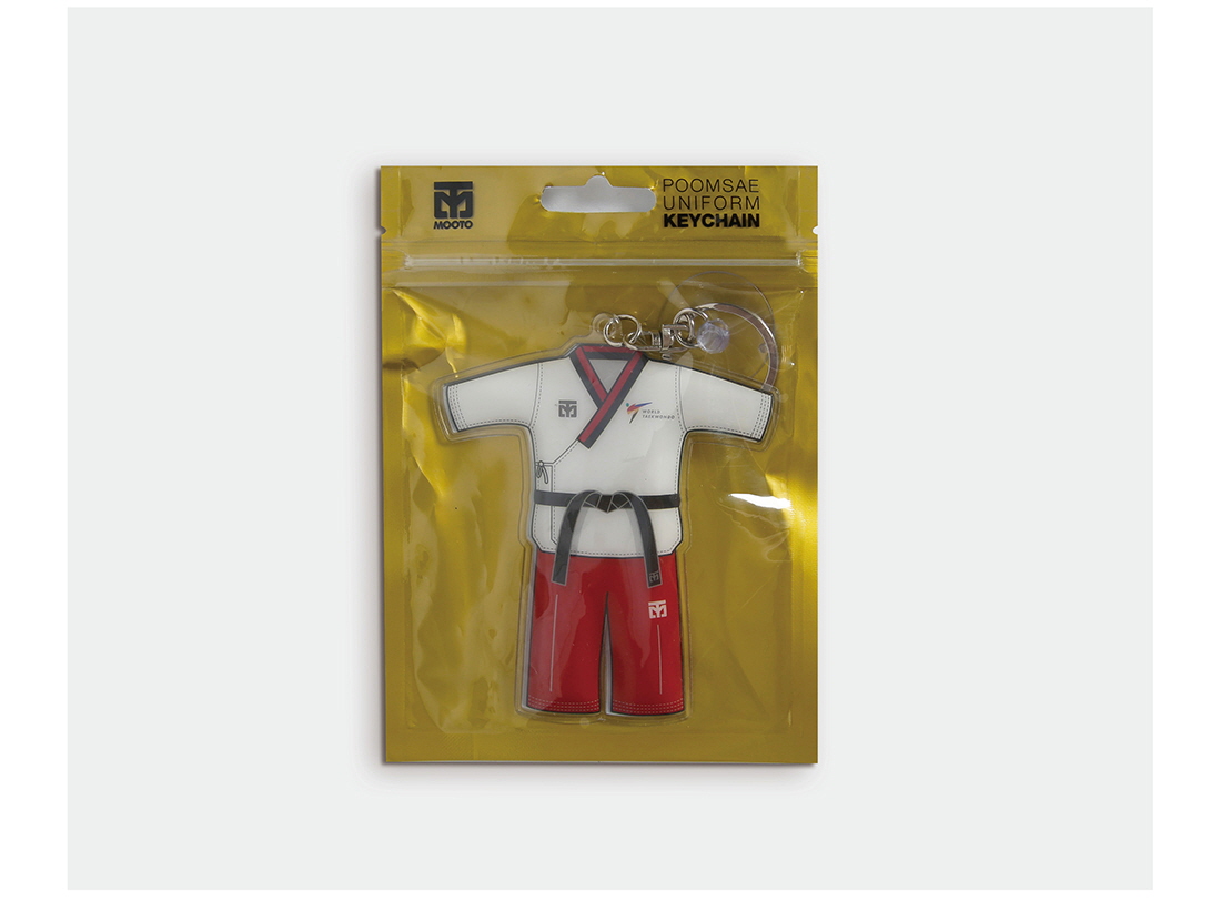 MOOTO POOMSAE UNIFORM KEYCHAIN