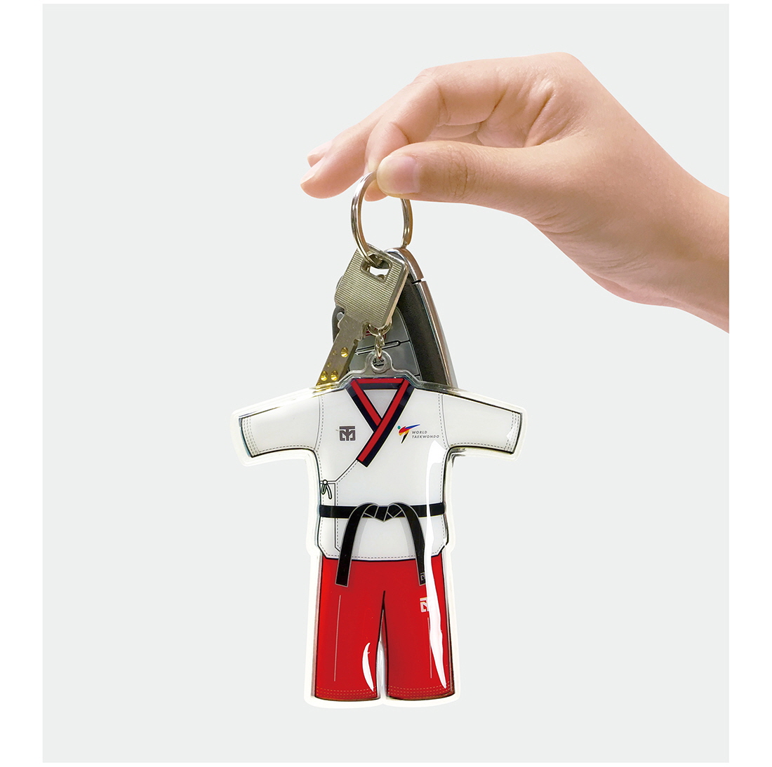 MOOTO POOMSAE UNIFORM KEYCHAIN