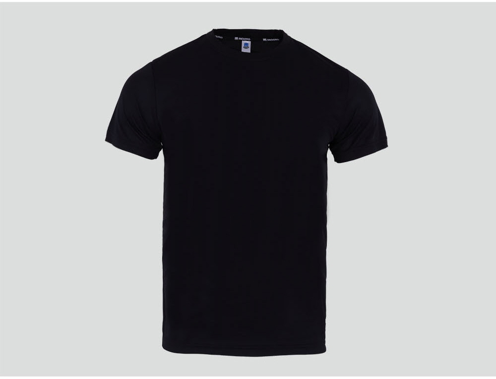 MOOTO Cool Round T-Shirts Edge (Black)