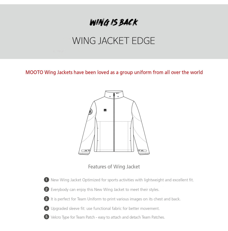 Features of MOOTO Wing Jacket Edge