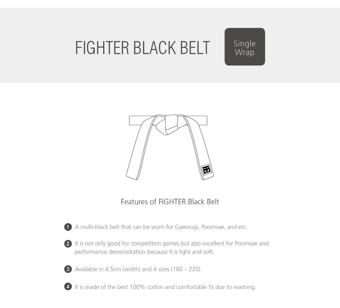 MOOTO FIGHTER BLACK BELT