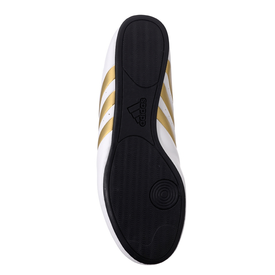 Adidas Contestant Pro Taekwondo Shoes (White/Gold)