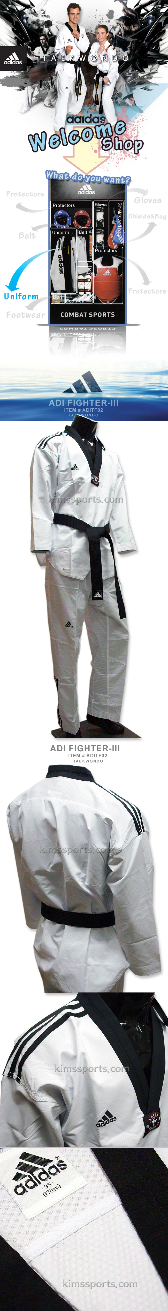 adidas ADI-FIGHTER New Taekwondo Uniform