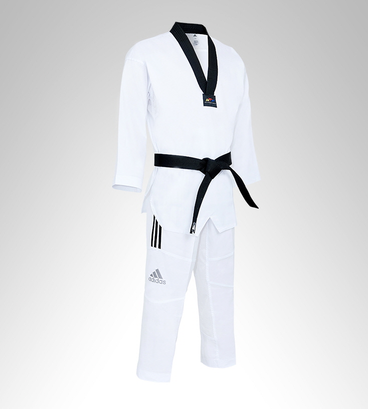 ADI-ZERO TAEKWONDO UNIFORM (SILVER)