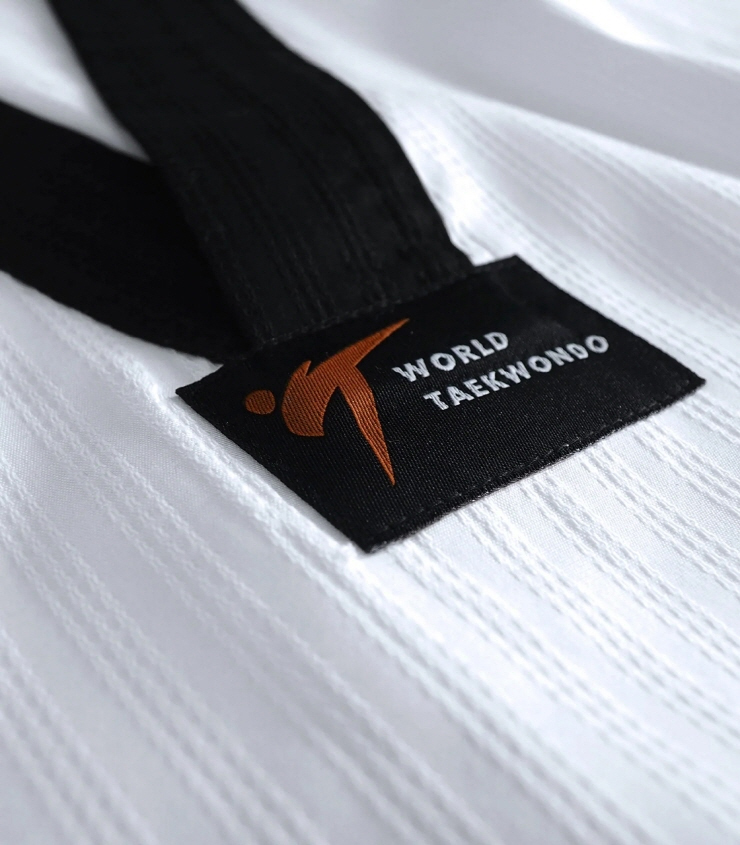 adidas Champion II Taekwondo Dobok Uniform with Black V Neck