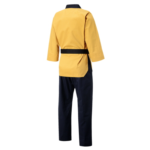 Details about  / TUSAH EZT Taekwondo Yellow Poomsae Master High Dobok Uniform Gi MMA Suit