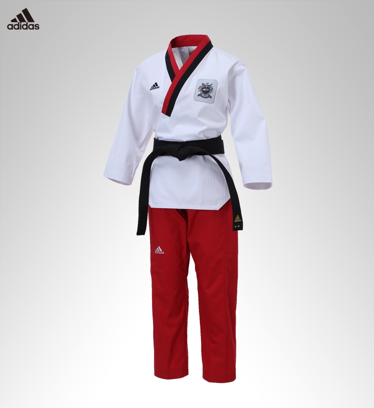  adidas Taekwondo Champion2 Dobok White with Black v-Neck :  Clothing, Shoes & Jewelry