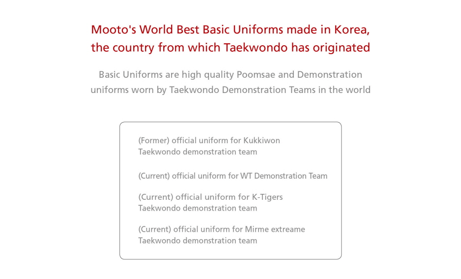 MOOTO BS4.5 Taekwondo Uniform (White V-Neck)