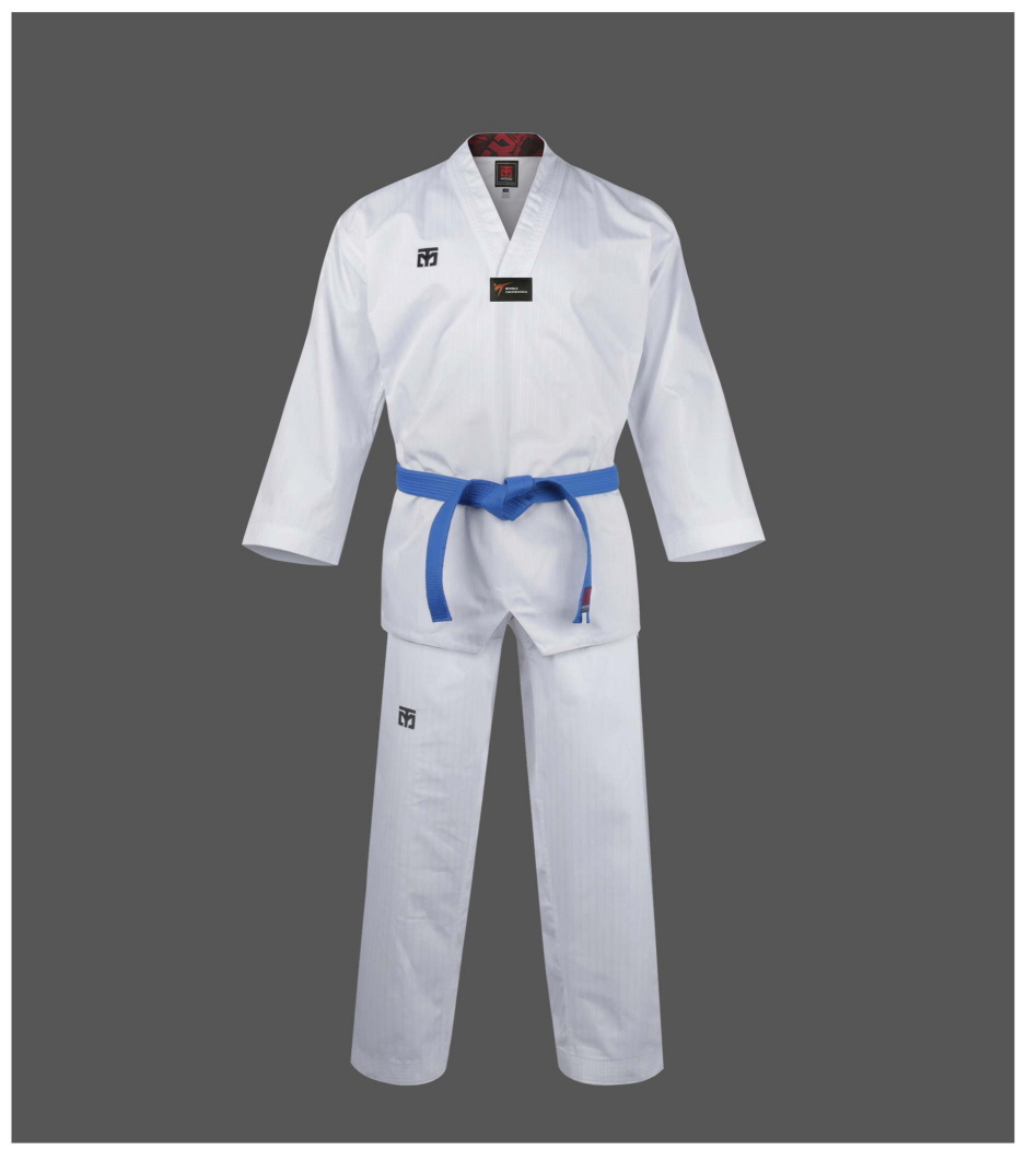 MOOTO BS4.5 Taekwondo Uniform (White V-Neck)