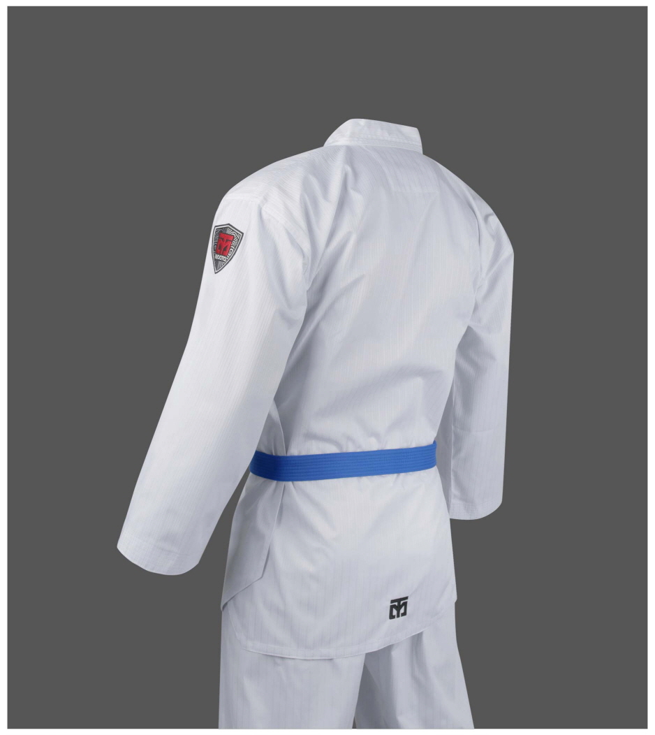 MOOTO BS4.5 Taekwondo Uniform (White V-Neck)