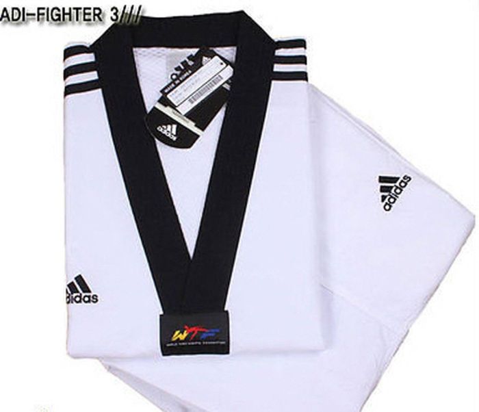 adidas ADI FIGHTER New 3 Stripe Taekwondo Uniform