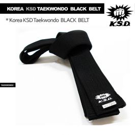Deado Unisex Taekwondo Blackbelt 260 cm (Black) 