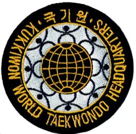 Patch Taekwondo Kukkiwon 9,2 Cm – Neuf, Autocollant Qualité Supérieure