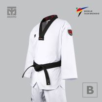 MOOTO BS4.5 Taekwondo Uniform (Black V-Neck)