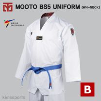 MOOTO BS5 (Basic 5) Standard Uniform (White V-Neck)