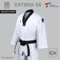 MOOTO EXTERA S6 Taekwondo Uniform (Black V-Neck)